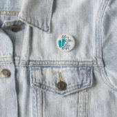 Het leven is beter in Teenslippers Ronde Button 3,2 Cm (In situ)