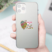 Het leven is beter in Teenslippers- Summer Vibes Sticker (Telefoon)