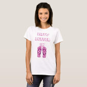 Het leven is beter in Teenslippers T-shirt (Voorkant volledig)