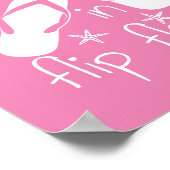 Het leven is beter in Teenslippers T-shirt Poster (Hoek)