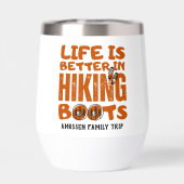 Het leven is beter in wandelschoenen (Achterkant)