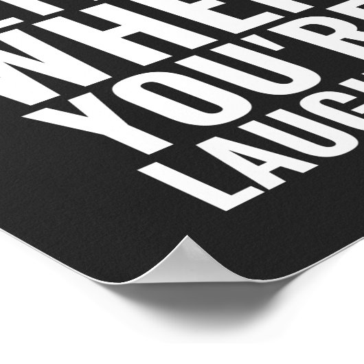 Het leven is beter | Inspirerend prijsopgave Poster (Hoek)