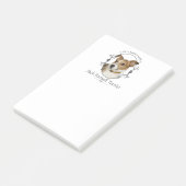 Het leven is beter Jack Russell Post-It merkt op Post-it® Notes (Schuin)