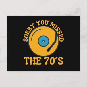 Het leven is beter met 70s muziekoplossingen briefkaart