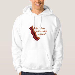 Het leven is beter met Bacon Hoodie