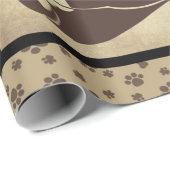 "Het leven is beter met beagle, Hondenliefhebber Cadeaupapier (Rol Hoek)