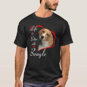 Het leven is beter met beagle t-shirt (Voorkant)