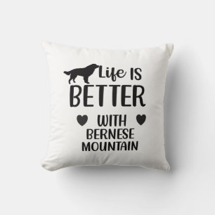 Het leven is beter met bernese Dog, Bernese Lover Kussen