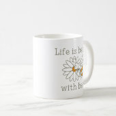 Het leven is beter met bijen koffiemok (Voorkant rechts)