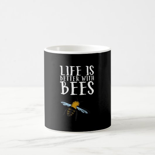 Het Leven Is Beter Met Bijen Koffiemok (Center)