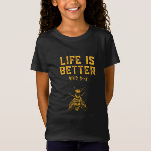 Het leven is beter met bijen t-shirt