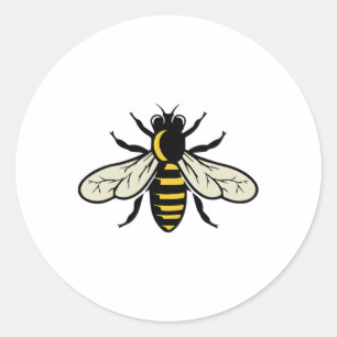 Het leven is beter met bijenbioloog Earth Day T Ronde Sticker