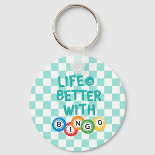 Het leven is beter met Bingo Sleutelhanger