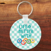 Het leven is beter met Bingo Sleutelhanger (Voorkant)