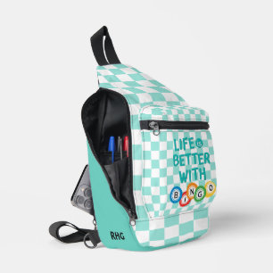 Het leven is beter met bingo sling bag