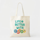 Het leven is beter met bingo tote bag (Voorkant)