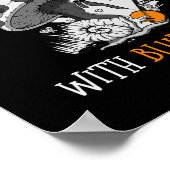 Het leven is beter met blauwdrukken voor een Banjo Poster (Hoek)