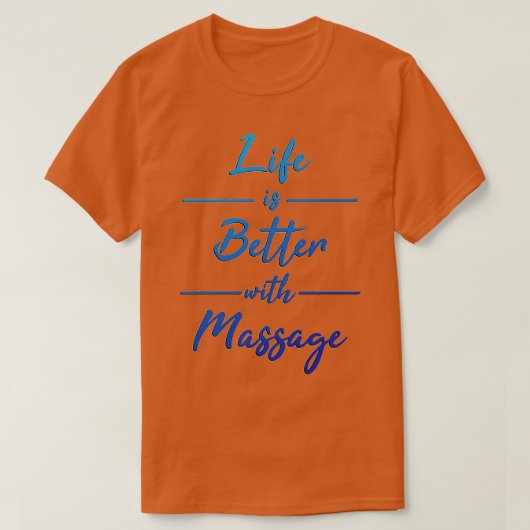 Het leven is beter met bloedbad 3 t-shirt (Design voorkant)