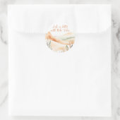 Het leven is beter met Boho Vibes - Boho Ronde Sticker (Tas)