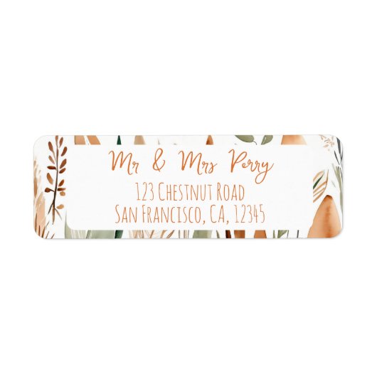 Het leven is beter met Boho Vibes - Retouradres Etiket (Voorkant)