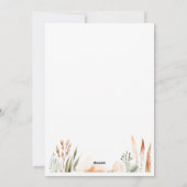 Het leven is beter met Boho Vibes - w / schrijfrui Feestdagenkaart (Achterkant)