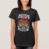 Het leven is beter met boogschutters Bowhunter T-shirt (Voorkant)
