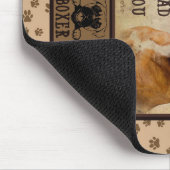 Het leven is beter met Boxer fleece deken, hondenl Muismat (Hoek)