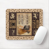 Het leven is beter met Boxer fleece deken, hondenl Muismat (Met muis)
