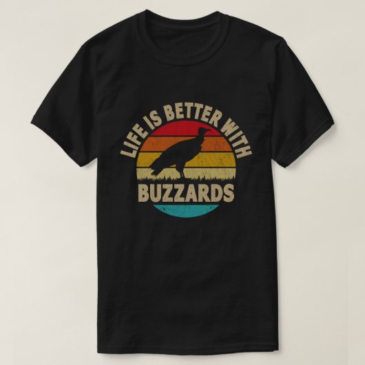 Het leven is beter met buizerds t-shirt (Design voorkant)