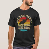 Het leven is beter met buizerds t-shirt (Voorkant)