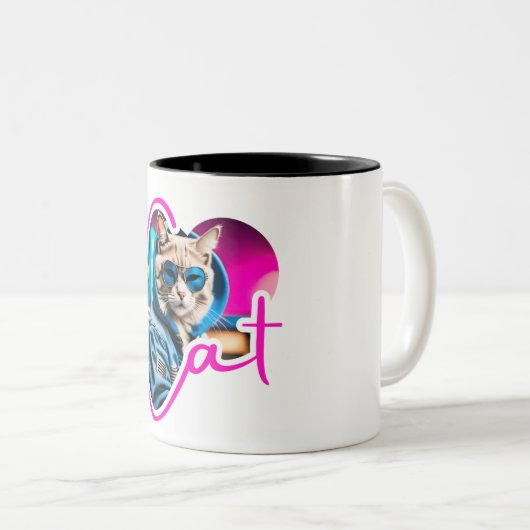 Het leven is beter met Cats Mok Wrap Cat Lovers Mo (Voorkant rechts)