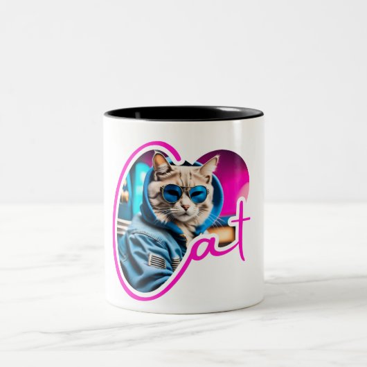 Het leven is beter met Cats Mok Wrap Cat Lovers Mo (Center)