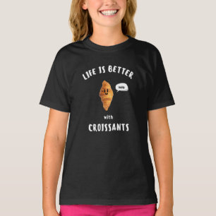 HET LEVEN IS BETER met CROISSANTS T-shirt