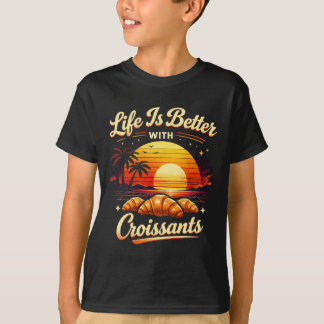 Het Leven Is Beter Met Croissants T-shirt