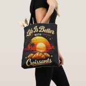 Het Leven Is Beter Met Croissants Tote Bag (Dichtbij)