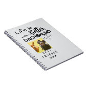 Het leven is beter met Dachshunds Best Friends Fot Notitieboek (Rechterzijde)