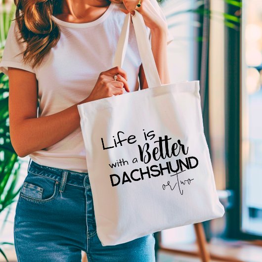 Het leven is beter met Dachshunds Best Friends Fot Tote Bag