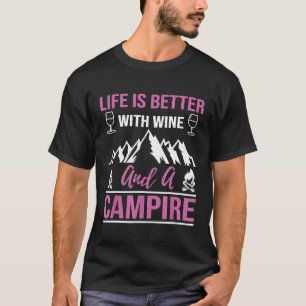 Het leven is beter met de Camping Ca van de Campfi T-shirt