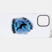 Het leven is beter met de Canyoning Canyoneer-Wate iPhone Hoesje (Achterkant horizontaal)