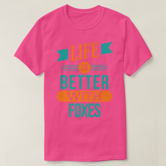 Het leven is beter met de Foes Premium 59 T-shirt (Design voorkant)