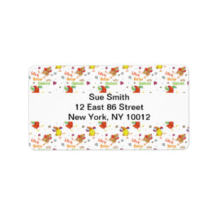 Het leven is beter met de Waterverf van kippen Kun Etiket