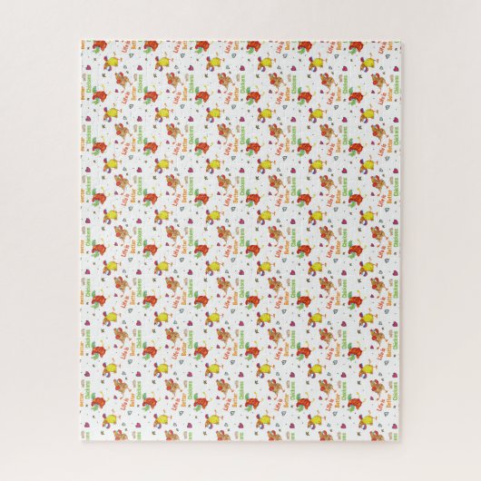 Het leven is beter met de Waterverf van kippen Kun Legpuzzel (Verticaal)