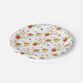 Het leven is beter met de Waterverf van kippen Kun Papieren Bordje (Gekanteld)