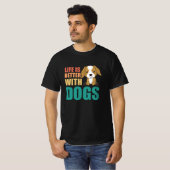 Het leven is beter met Dogs Cute Cocker Spaniel Do T-shirt (Voorkant volledig)
