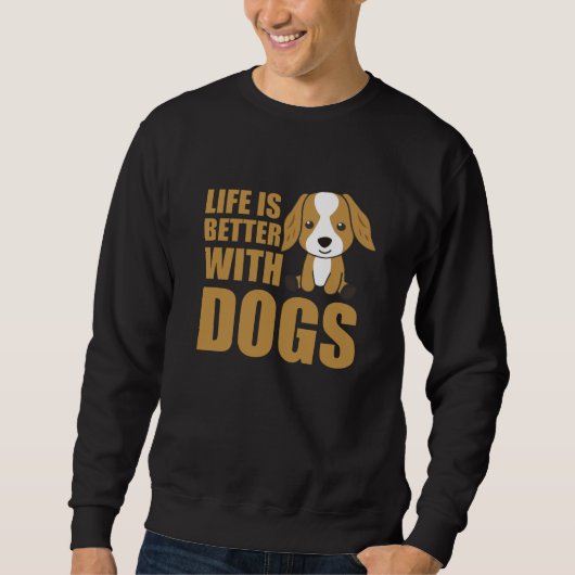 Het leven is beter met Dogs Cute Cocker Spaniel Do Trui (Voorkant)