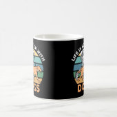 Het leven is beter met DOGS Koffiemok (Center)
