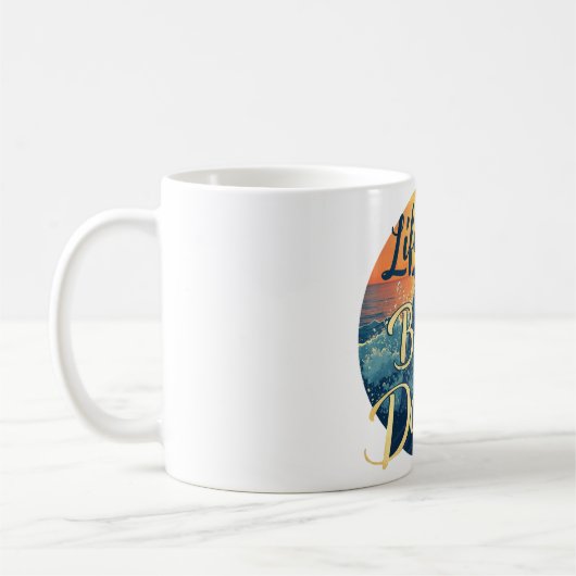 Het leven is beter met dolfijnen koffiemok (Links)