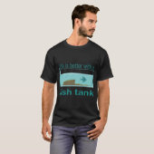het leven is beter met een aquarium t-shirt (Voorkant volledig)