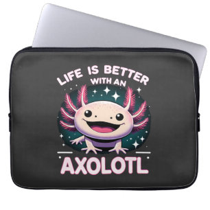 Het leven is beter met een Axolotl, Kinder Axolotl Laptop Sleeve