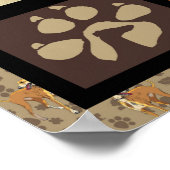 Het leven is beter met een beagle-doekje. poster (Hoek)